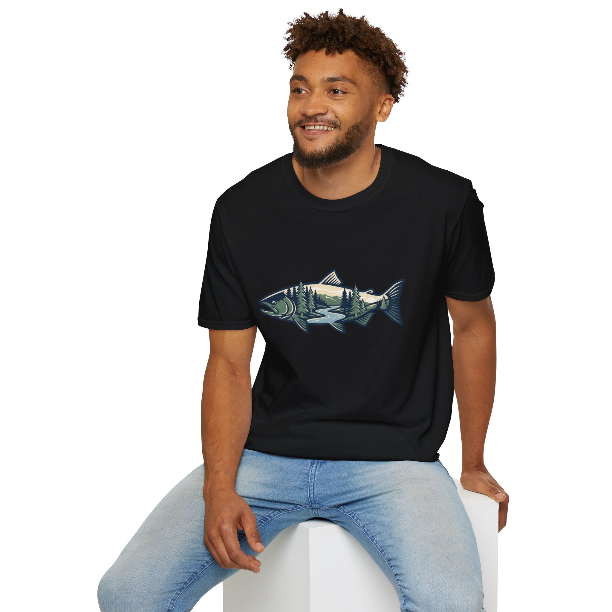 Unisex Salmon Tee