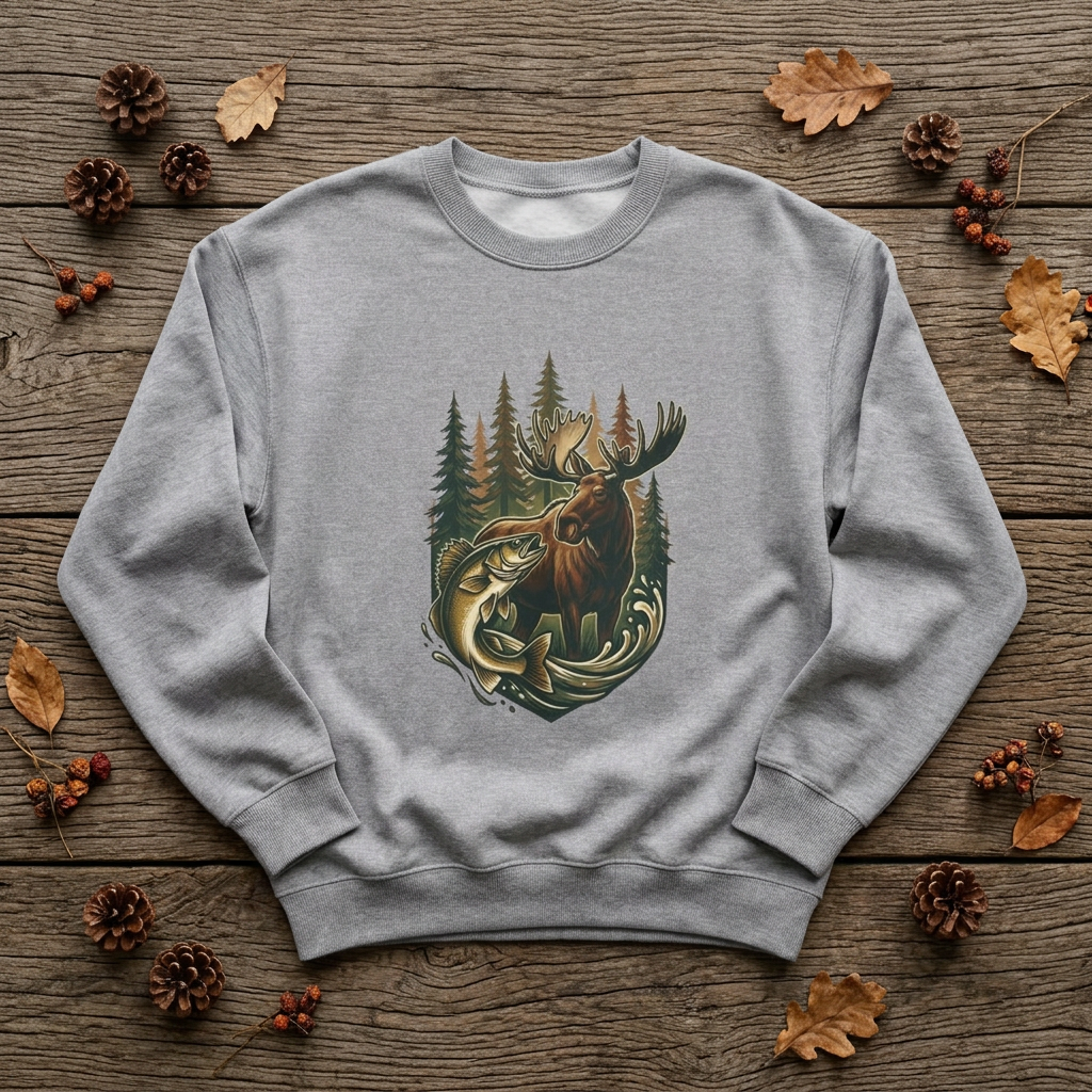Moose Crewneck Sweatshirt