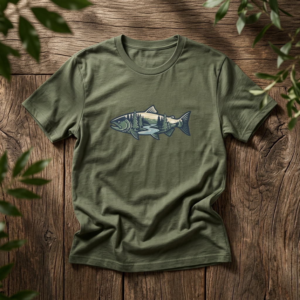 Unisex Salmon Tee