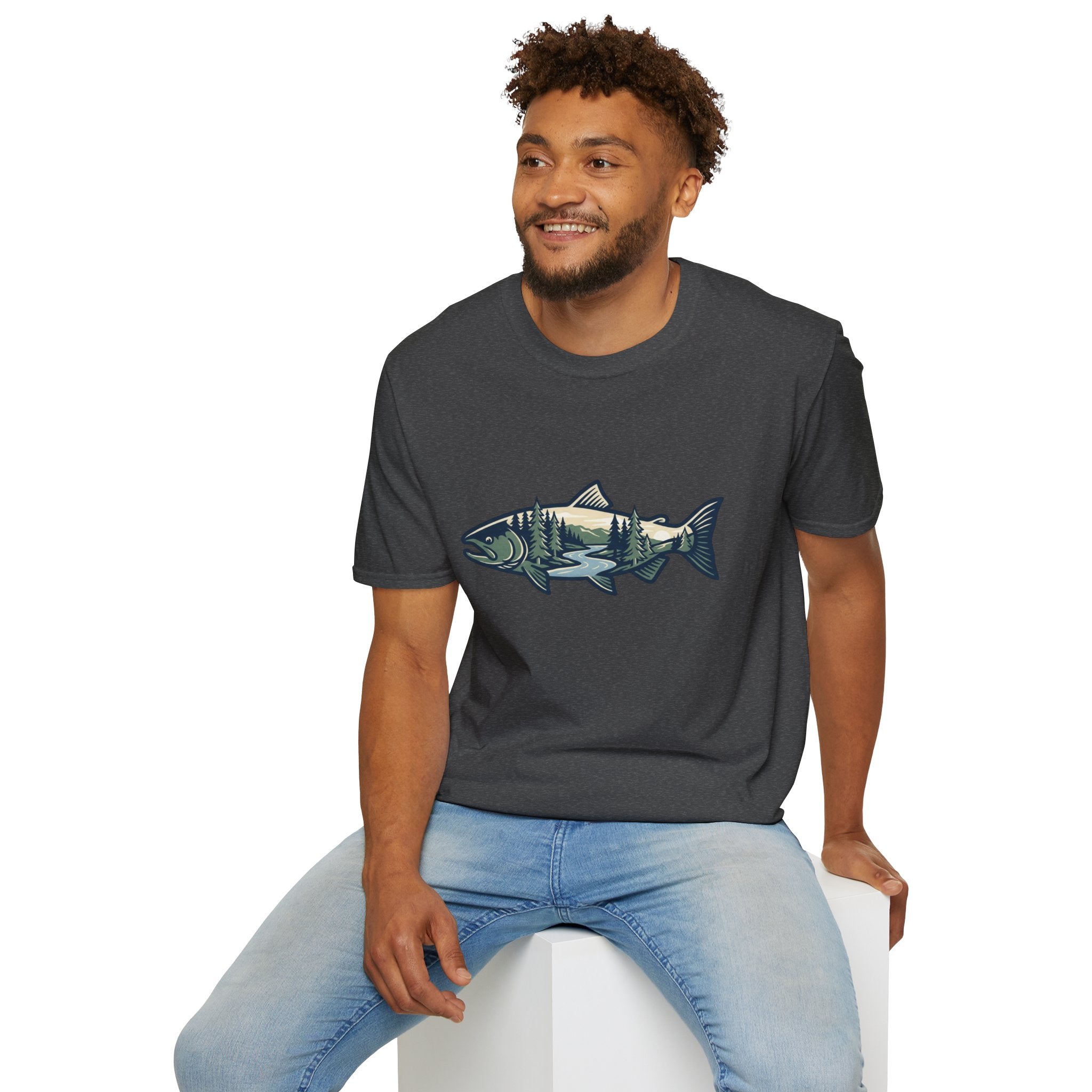 Unisex Salmon Tee