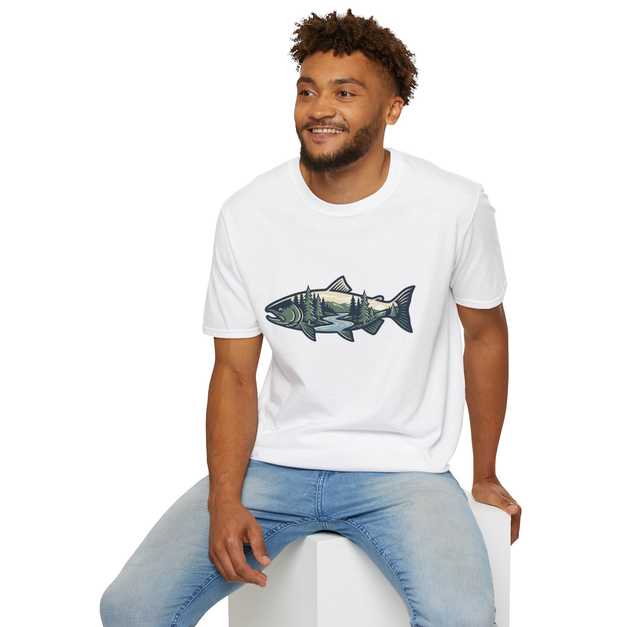 Unisex Salmon Tee