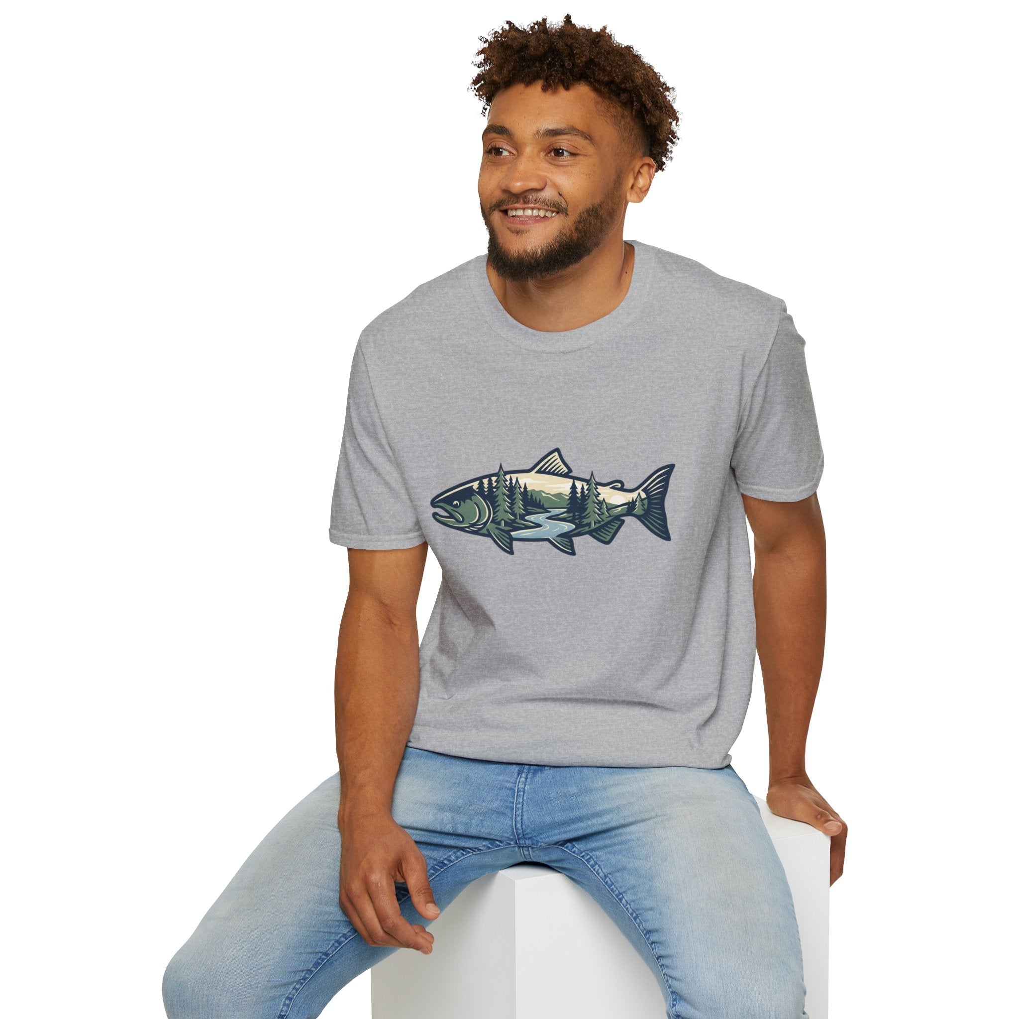 Unisex Salmon Tee