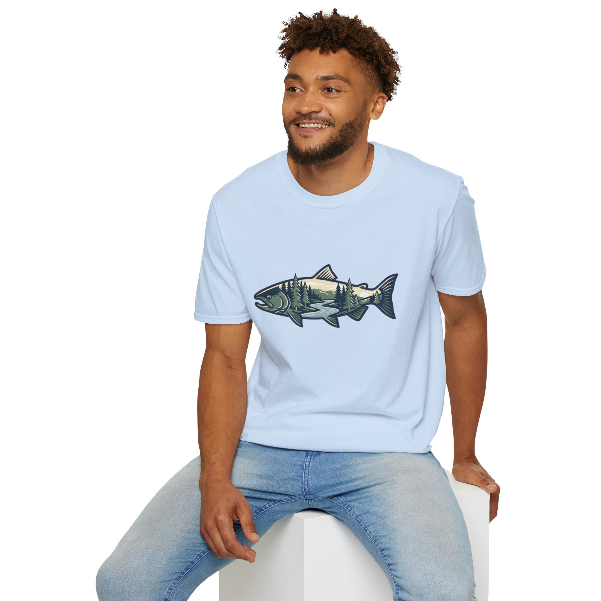 Unisex Salmon Tee