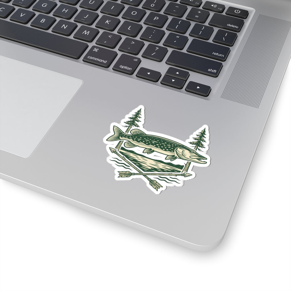 Cedar Fishing Pike Sticker