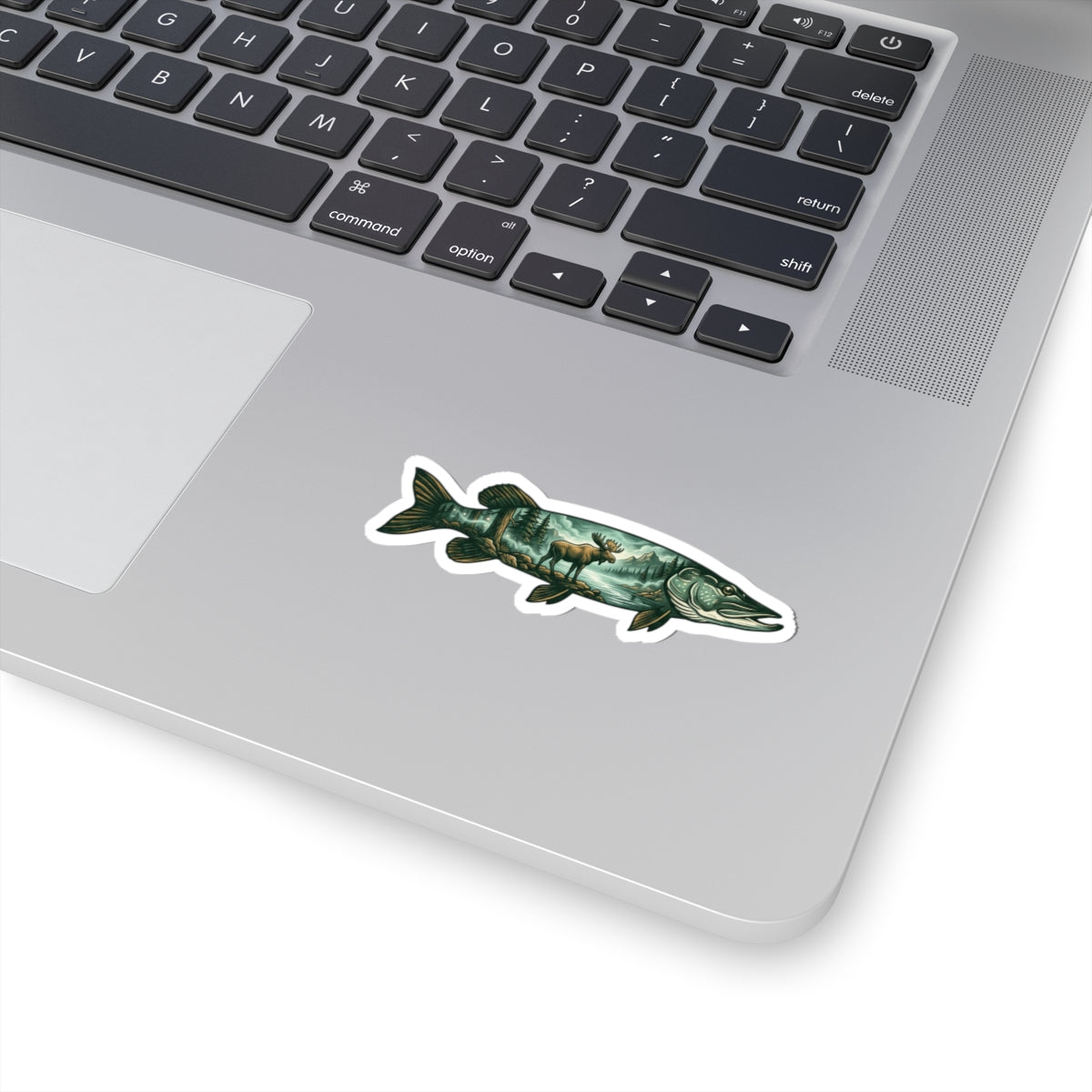 Pike with moose sticker.